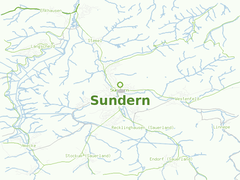 Karte von Sundern