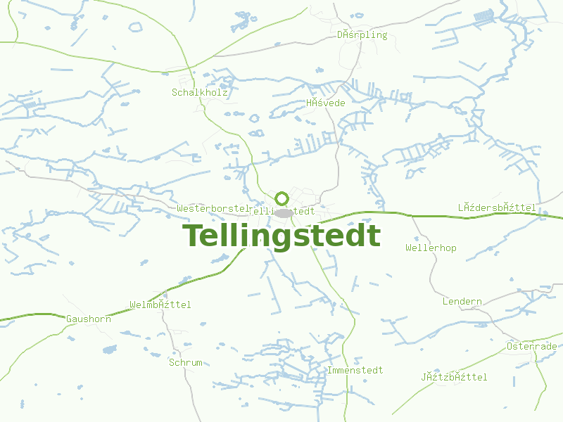 Karte von Tellingstedt