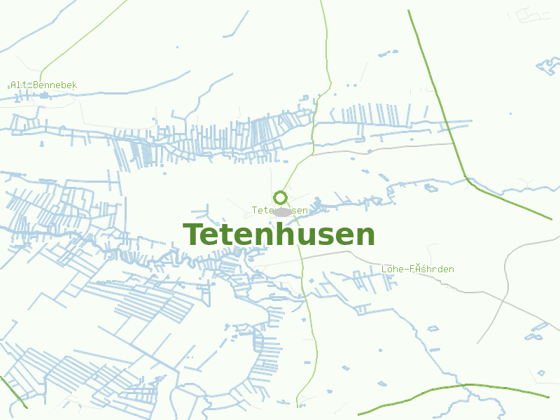 Karte von Tetenhusen