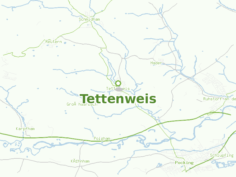 Karte von Tettenweis