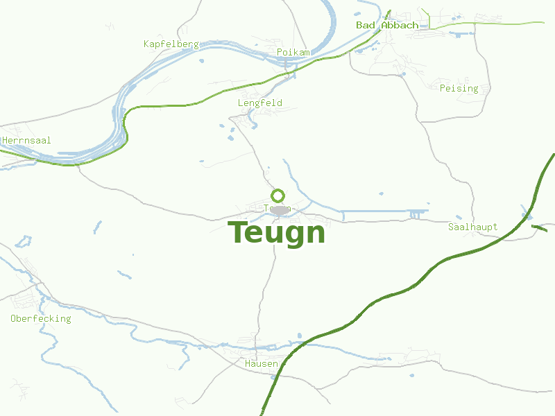 Karte von Teugn