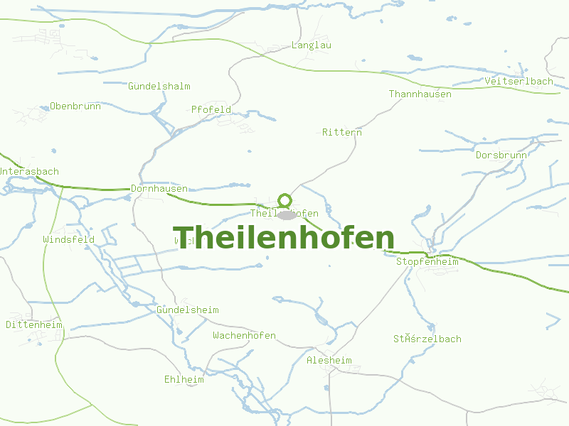 Karte von Theilenhofen