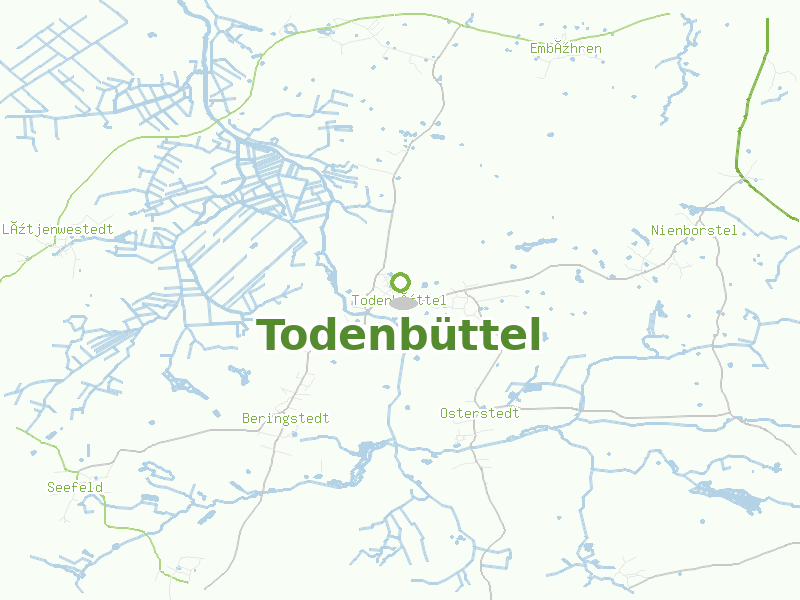 Karte von Todenbüttel