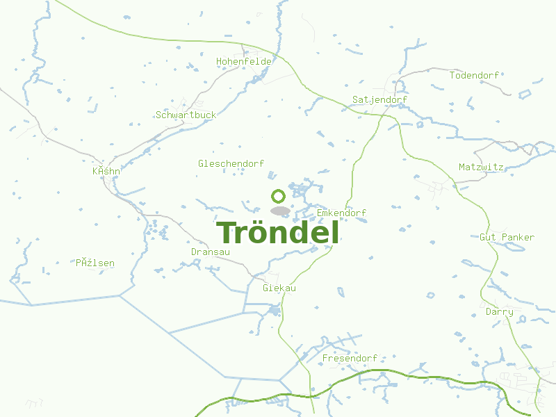 Karte von Tröndel