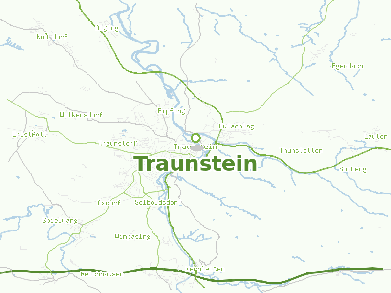 Karte von Traunstein