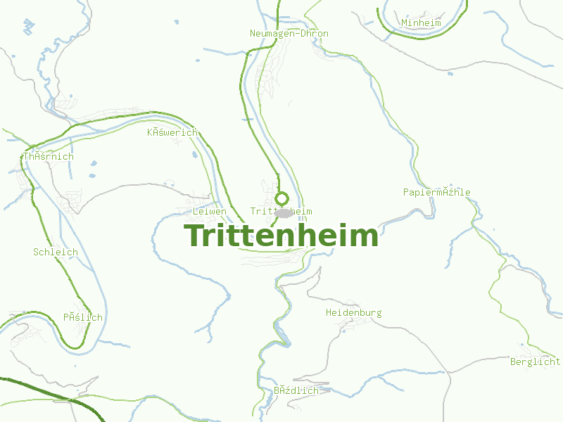 Karte von Trittenheim