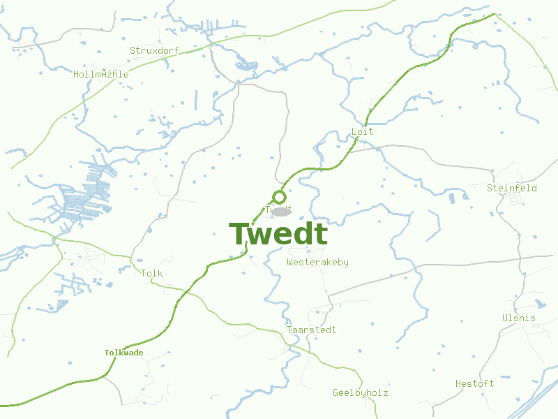 Karte von Twedt