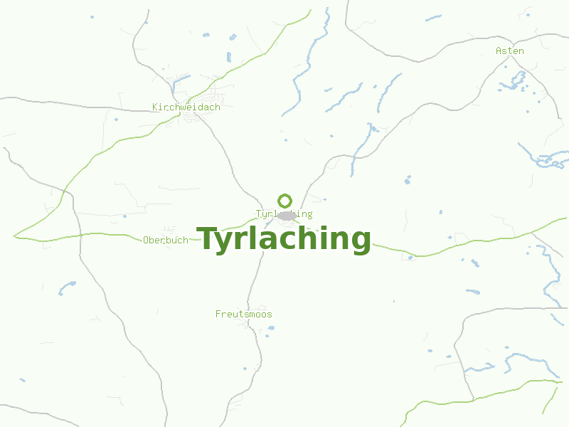 Karte von Tyrlaching