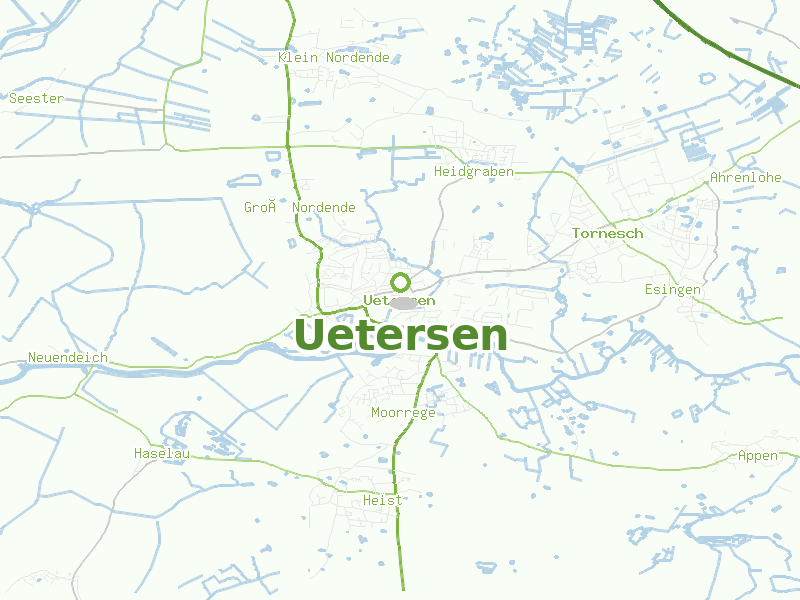 Karte von Uetersen