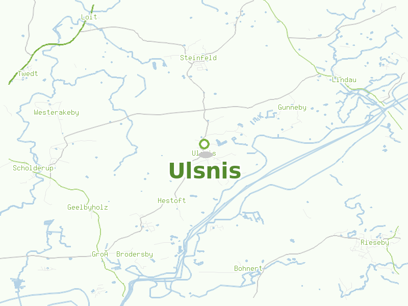 Karte von Ulsnis