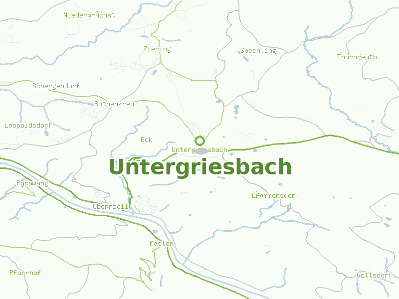 Karte von Untergriesbach