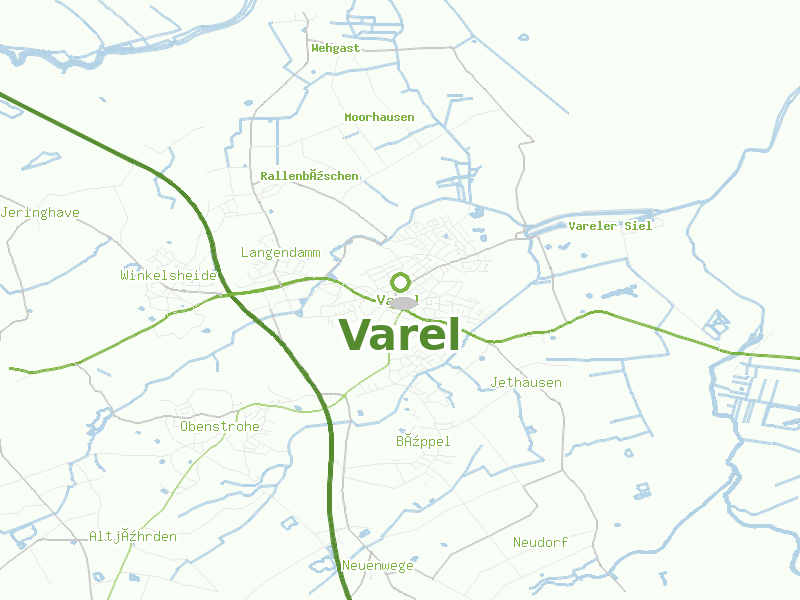 Karte von Varel