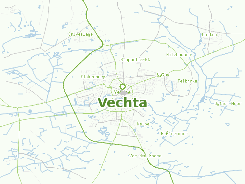 Karte von Vechta