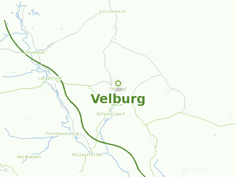 Karte von Velburg