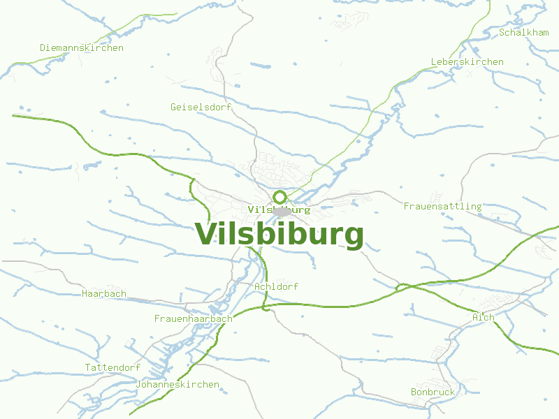 Karte von Vilsbiburg