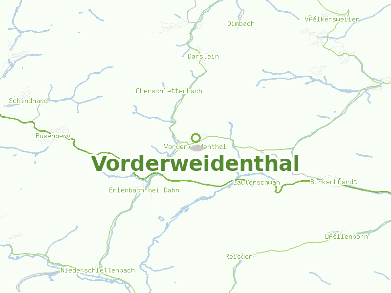 Karte von Vorderweidenthal