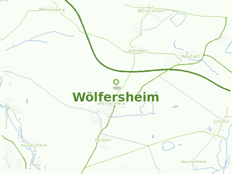 Karte von Wölfersheim