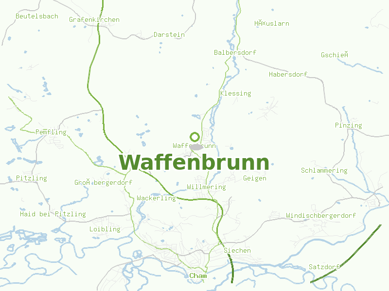 Karte von Waffenbrunn