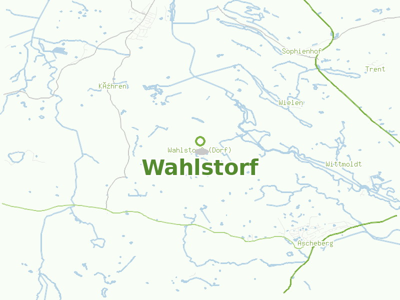 Karte von Wahlstorf