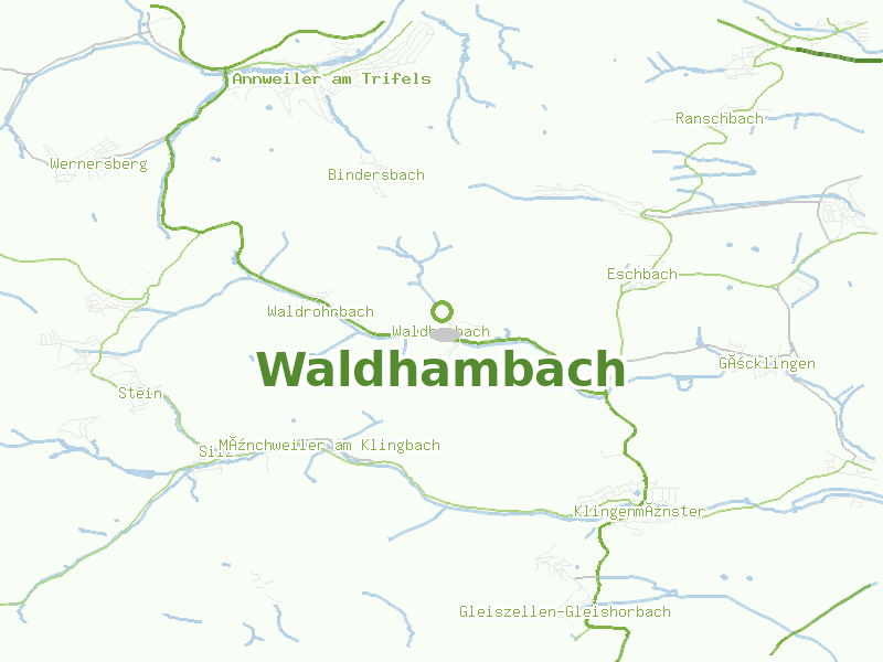 Karte von Waldhambach