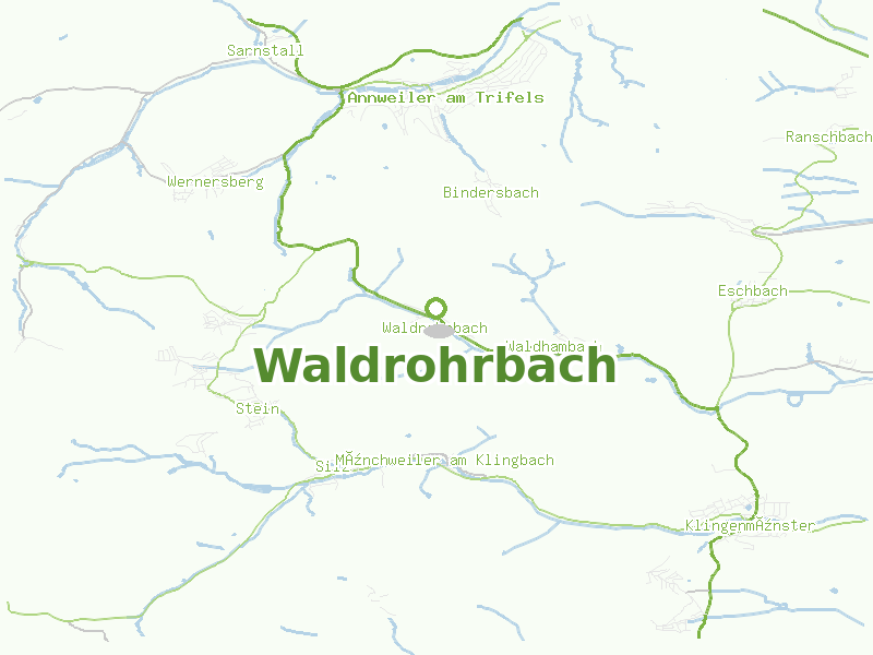 Karte von Waldrohrbach