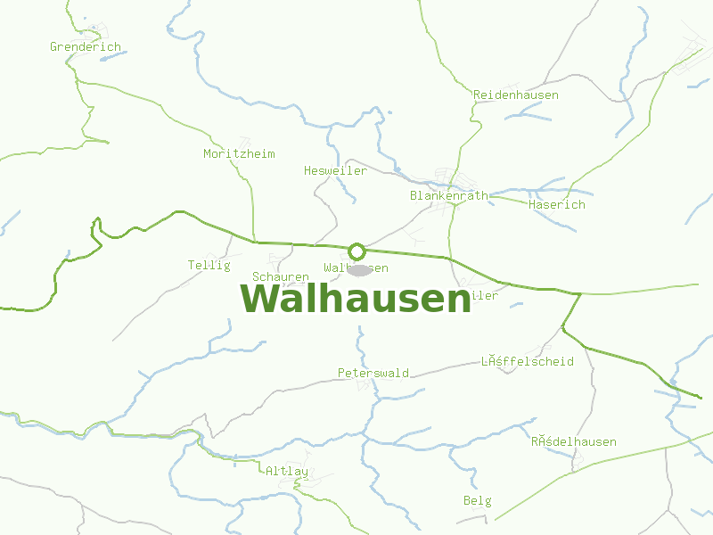 Karte von Walhausen