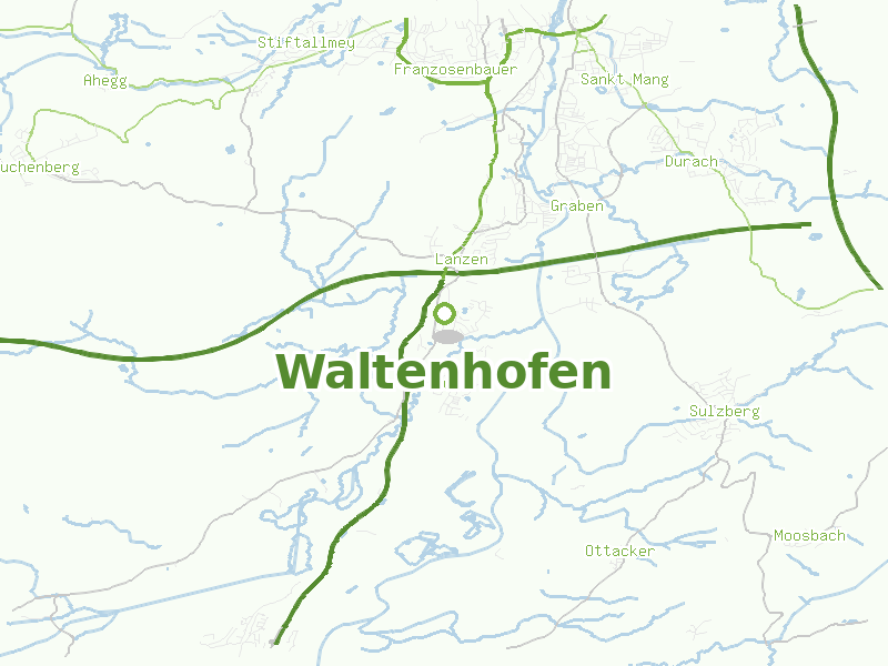 Karte von Waltenhofen