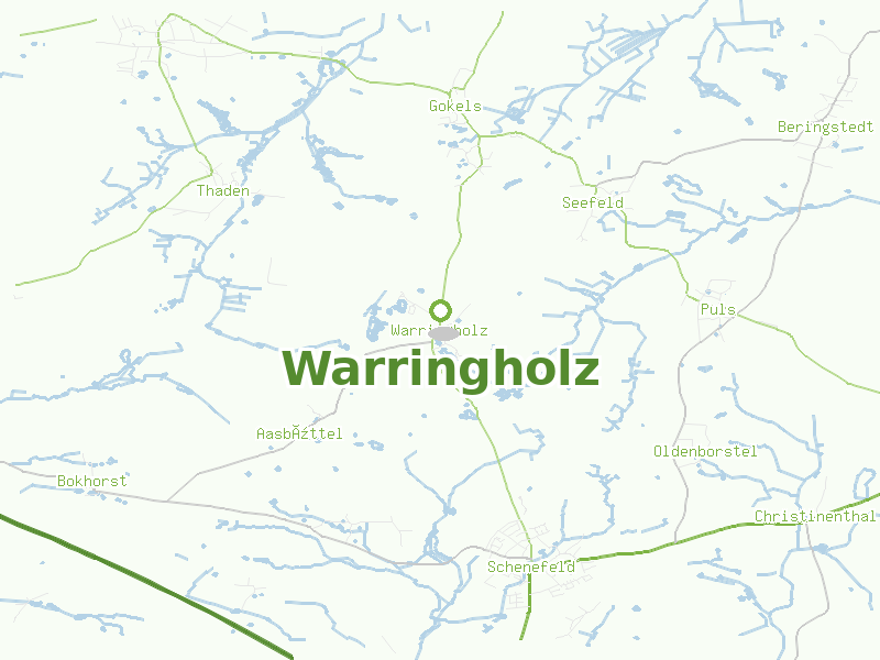 Karte von Warringholz