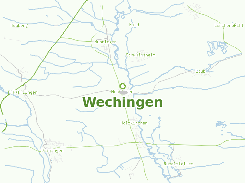 Karte von Wechingen