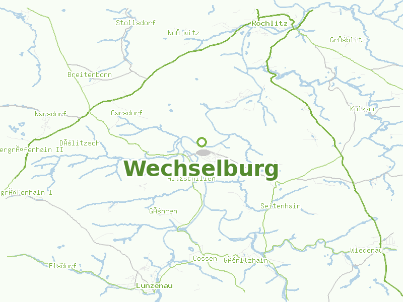Karte von Wechselburg