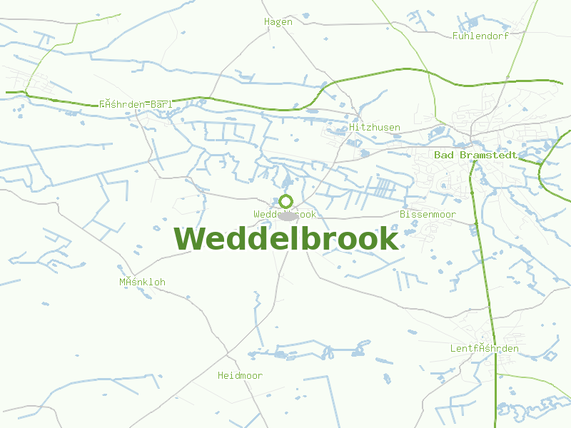 Karte von Weddelbrook