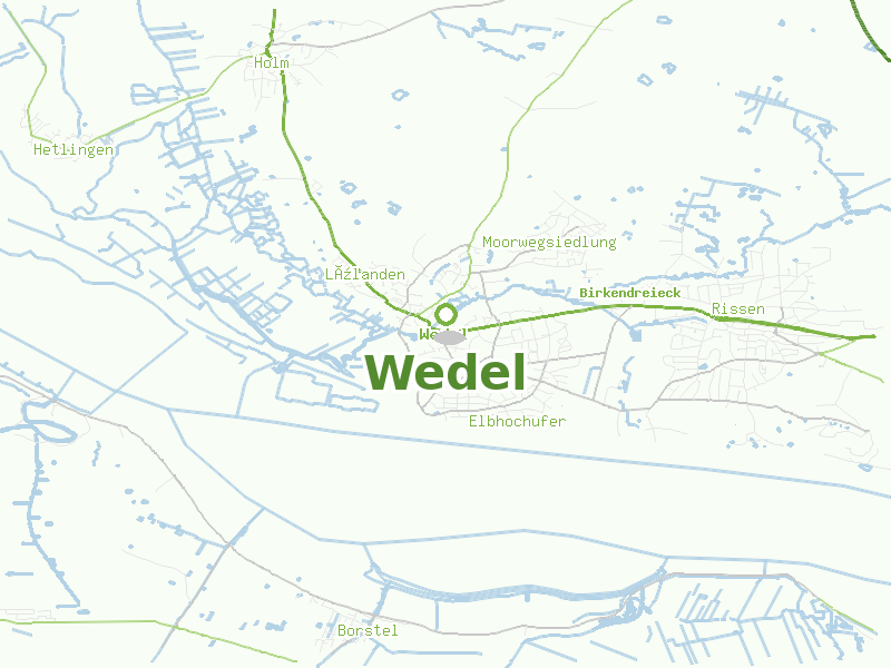 Karte von Wedel