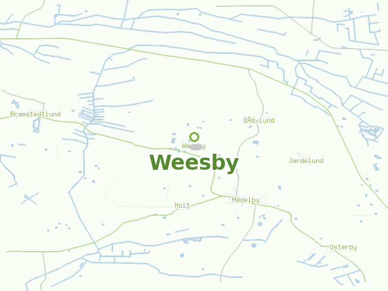 Karte von Weesby