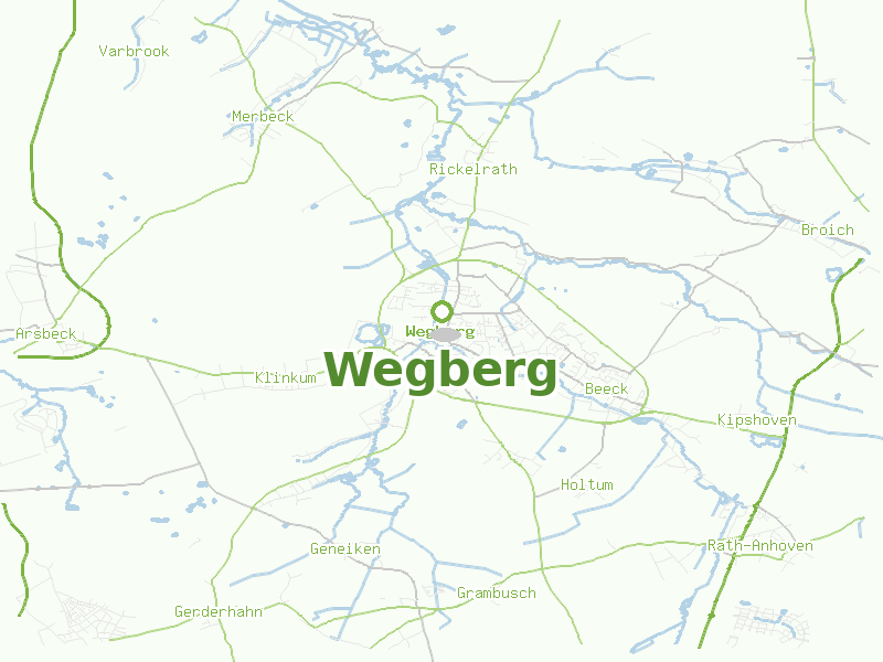 Karte von Wegberg
