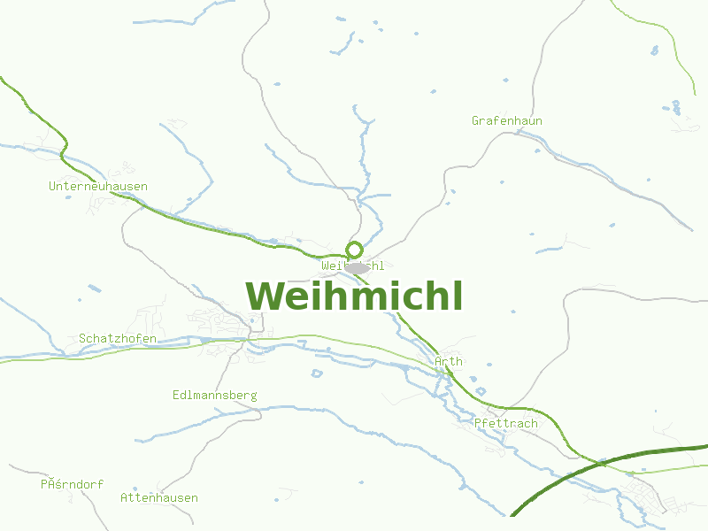 Karte von Weihmichl