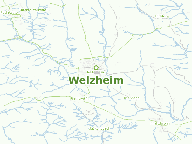 Karte von Welzheim