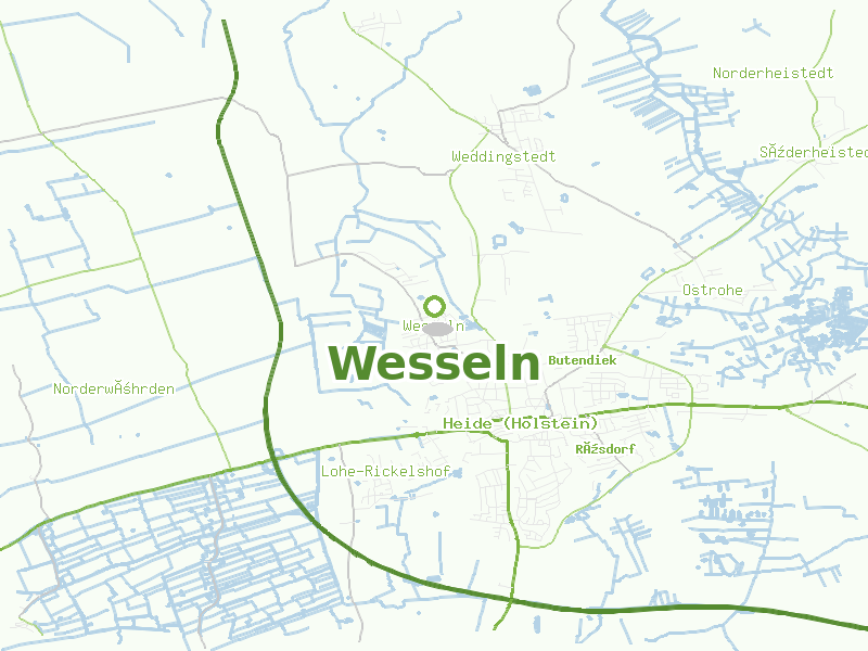Karte von Wesseln