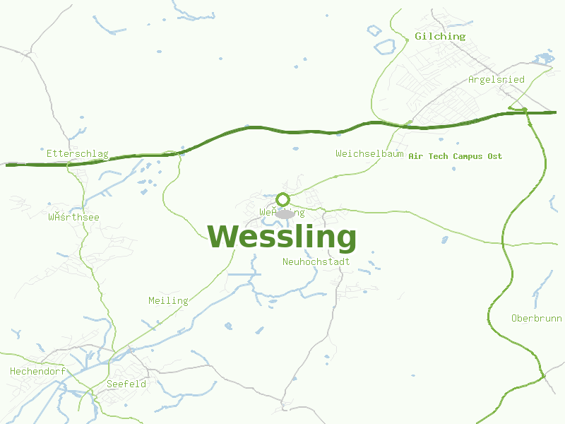 Karte von Wessling