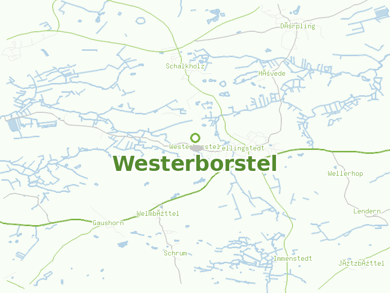 Karte von Westerborstel