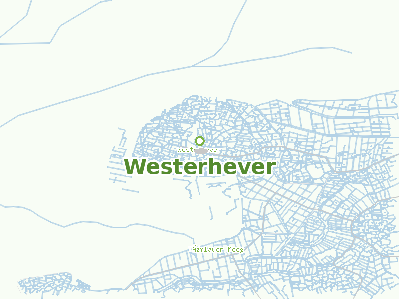 Karte von Westerhever
