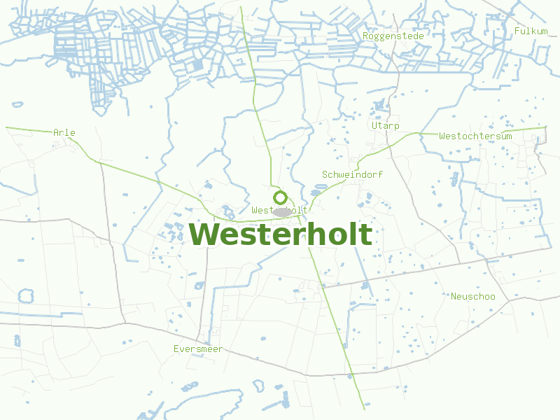 Karte von Westerholt