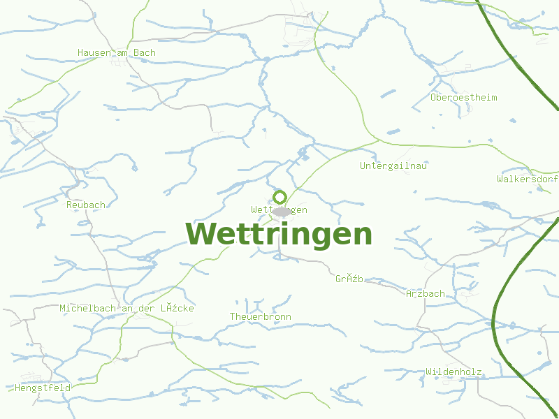 Karte von Wettringen