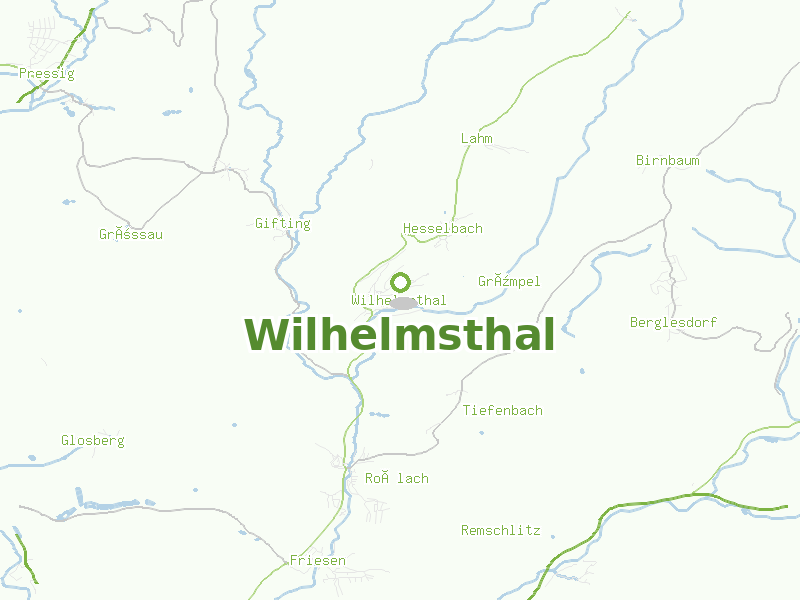 Karte von Wilhelmsthal