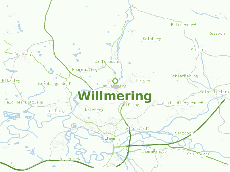 Karte von Willmering