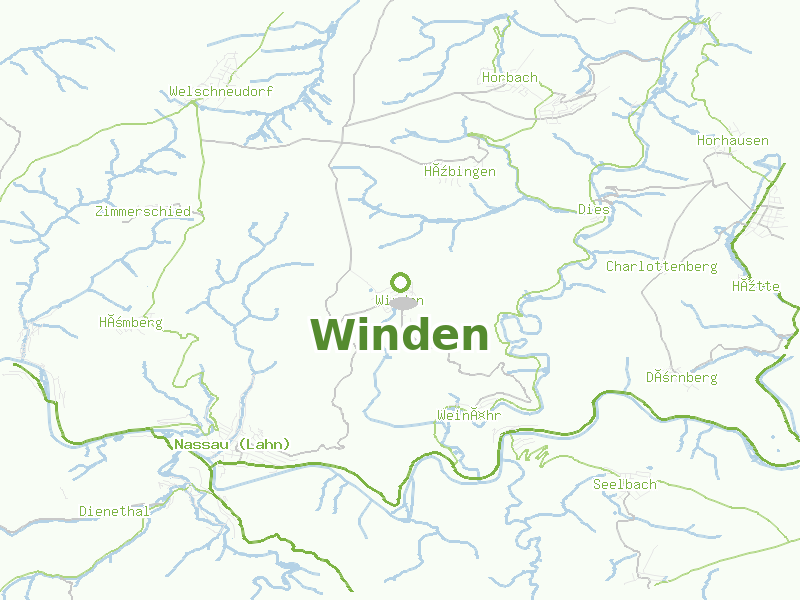 Karte von Winden