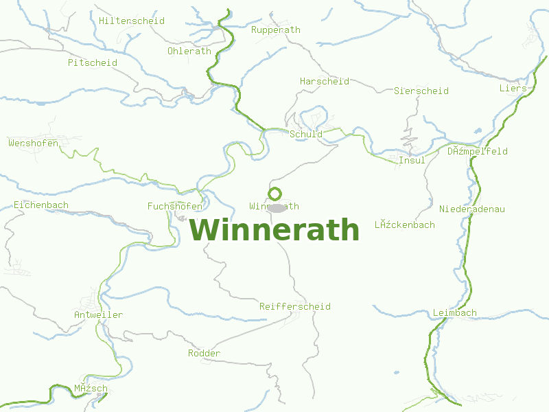 Karte von Winnerath