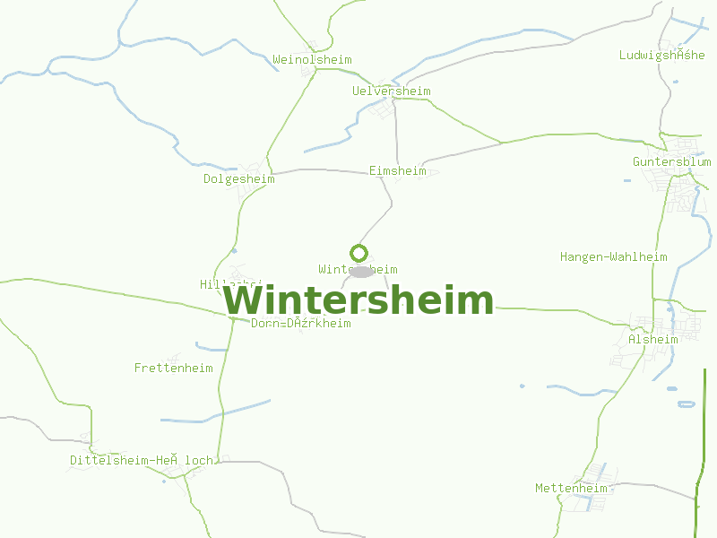 Karte von Wintersheim