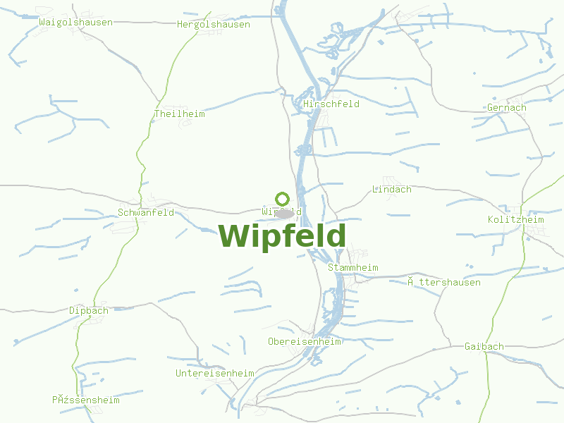 Karte von Wipfeld