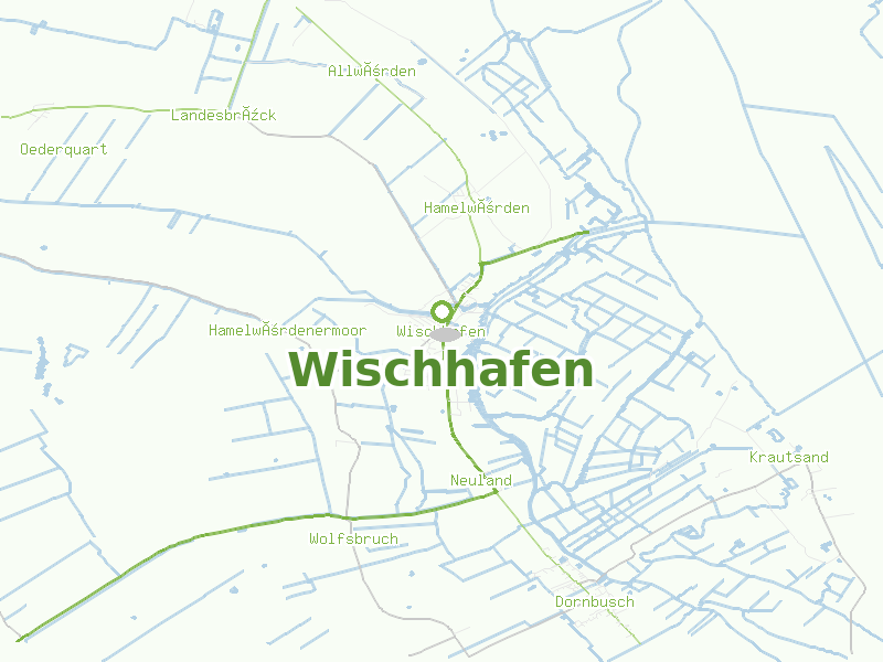 Karte von Wischhafen