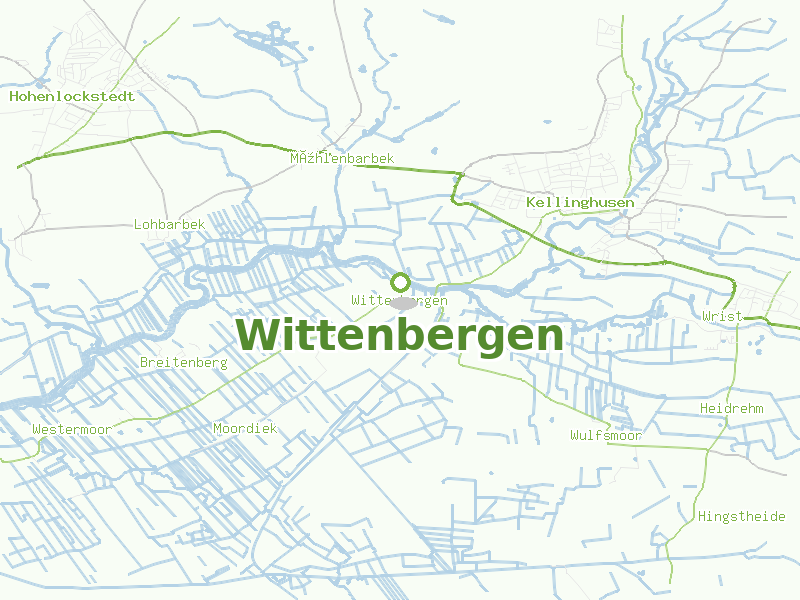 Karte von Wittenbergen